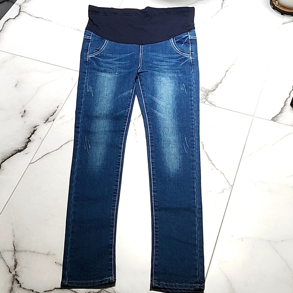 Maternity high waist skinny jeans size M